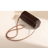 Cylinder Crossbody Bag for Women Versatile Shoulder Handbag