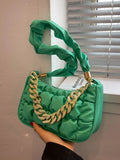 Thick Chain Shoulder Bag Underarm Crossbody Female Bags