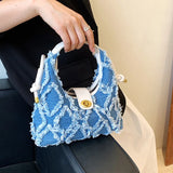 Denim Beach Shoulder Bag Ladies Casual Hobo Tote Bag