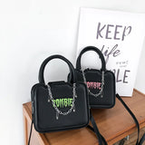 Women Shoulder Crossbody Bag Y2k Gothic Square Handbag