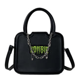 Women Shoulder Crossbody Bag Y2k Gothic Square Handbag