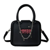 Women Shoulder Crossbody Bag Y2k Gothic Square Handbag