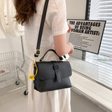 Women Shoulder Bags Shopping Bag PU Leather Solid Chain Handbags