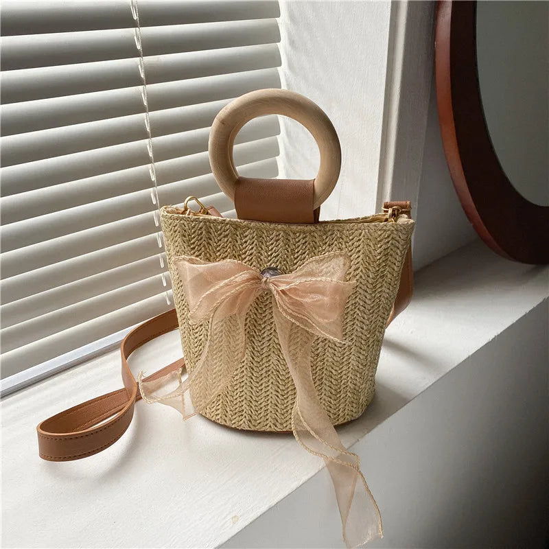 Casual Woven Western Style Bag Tote for Women