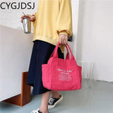 Canvas Tote Bag Women Handbag Shoulder Bag