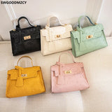 Chains Crossbody Shoulder Bag Women Handbag LOCK Taschen