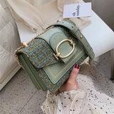 Women's Imitation Brands Chain Flap Small Square Bag