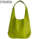 Women's Shoulder Bag Leather Bucket Handbag