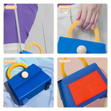 Women's Handheld Contrast Messenger Bag Shoulder Bag