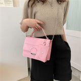 Retro PU Leather Shoulder Bag Green Waist Crossbody Tide B267