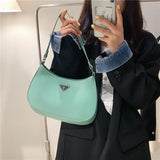 Retro PU Leather Shoulder Tote Bag Women's Clutch