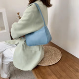 Retro PU Leather Shoulder Tote Bag