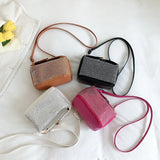 Rhinestones Evening Clutch Bag Silver Purses Beauty Diamond Shoulder Bag