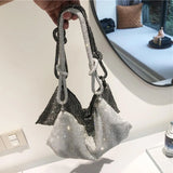 Rhinestones Evening Clutch Bag Crystal Diamonds Dinner Party Wedding Purses