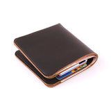 Vintage Cow Leather Men Wallet Slim Minimalist
