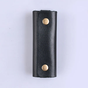 Vegetable Tanning Leather Key Holder Wallets Small Car Keys Case