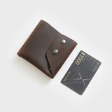 Slim Leather Men Wallets Thread Wallet for Men