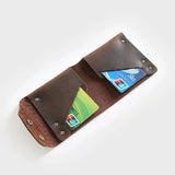 Slim Leather Men Wallets Thread Wallet for Men
