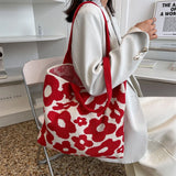 Flower Crochet Bag Floral Hand Knitted Women's Shoulder Bag