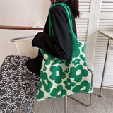 Flower Crochet Bag Floral Hand Knitted Women's Shoulder Bag
