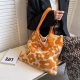 Flower Crochet Bag Floral Hand Knitted Women's Shoulder Bag