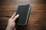 Vintage Leather Wallet Traveler's Note Book Cowhide Diary Loose Leaf