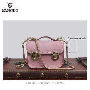 Leather Card Wallet Mini Shoulder Bag Crossbody Coin Purse