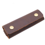 Leather Housekeeper Key Wallet Car Case Bag Pouch