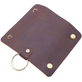 Leather Housekeeper Key Wallet Car Case Bag Pouch