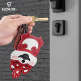 Leather Men's Key Pull-out Bag DIY Car Smart Key Holder