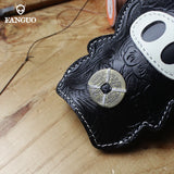 Leather Key Wallet Keychain Keys Holder Organizer