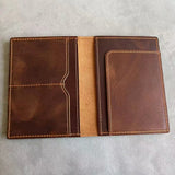 Men's Vintage Leather Passport Cover