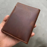 Men's Vintage Leather Passport Cover