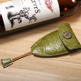 Leather Key Holder Retro Home Key Pack Multi-function Car Key Case