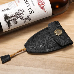 Leather Key Holder Retro Home Key Pack Multi-function Car Key Case