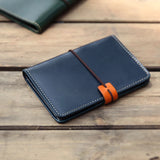 Retro Leather Passport Cover Men Women Minimalist Travel Wallet