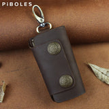 Retro Leather Car Key Pouch Holder