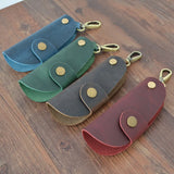 Retro Leather Key Holder Wallet for Men