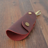 Retro Leather Key Holder Wallet for Men