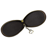 Men Leather Key Wallet Holder Housekeeper Women Key Case Organizer Pouch