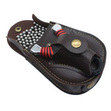 Leather 2 In 1 Slingshot Catapult Bag Pouch Case Holder Bel