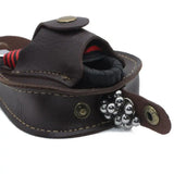Leather 2 In 1 Slingshot Catapult Bag Pouch Case Holder Bel