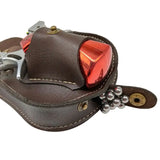 Leather 2 In 1 Slingshot Catapult Steel Balls Bag Pouch Holder