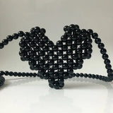 Mini Heart Crossbody Bag Multicolor Clear Handbag Purse for Women