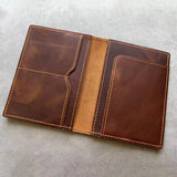 Genuine Leather Japan Passport Cover for Men