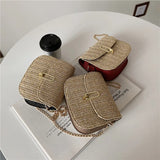 Summer Rattan Straw Shoulder Bag for Women