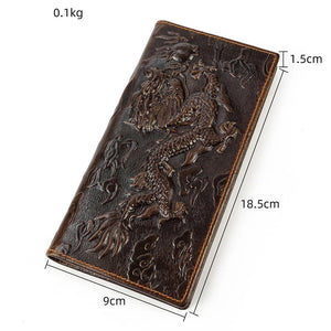 Vintage Leather Wallets Men Real Leather Short Wallet Men Women Card Holder
