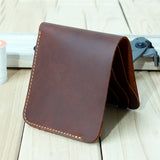 Retro Leather Wallet for Men Durable Portfel Male Cartera Hombre