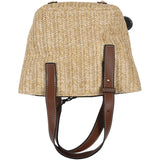 Vintage Retro Beach Bag Straw Rope Knitted Big Messenger Bag