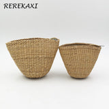 Summer Straw Beach Bags Rattan Woven Crossbody Bag Bohemian Handbag